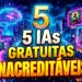 5 IAs Gratuitas Que Fazem Coisas Inacreditáveis