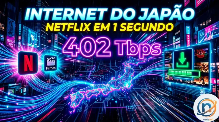 Japão cria internet mais rápida da história: velocidade absurda permite baixar Netflix em 1 segundo